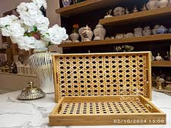 تصویر 2 از خرید و قیمت سینی چوبی کف حصیری + فروش عمده